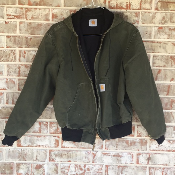 Carhartt Other - Carhartt Army Green Heavyweight Outdoor Work Coat